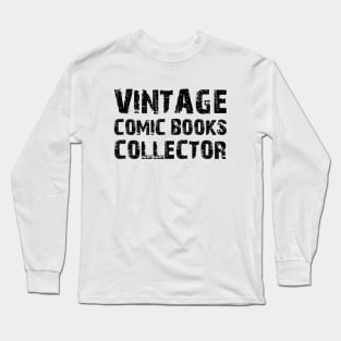 Vintage Comics Books Collector Long Sleeve T-Shirt